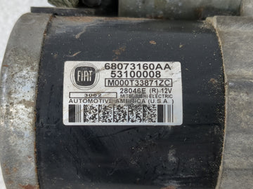 2012-2017 Fiat 500 Car Starter Motor Solenoid OEM P/N:68073160AA 50045531, 56029698AA Fits Fits 2012 2013 2014 2015 2016 2017 OEM Used Auto Parts