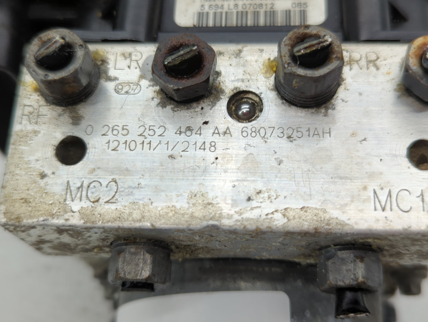 2012-2017 Fiat 500 ABS Pump Control Module Replacement P/N:P68073251AH Fits Fits 2012 2013 2014 2015 2016 2017 OEM Used Auto