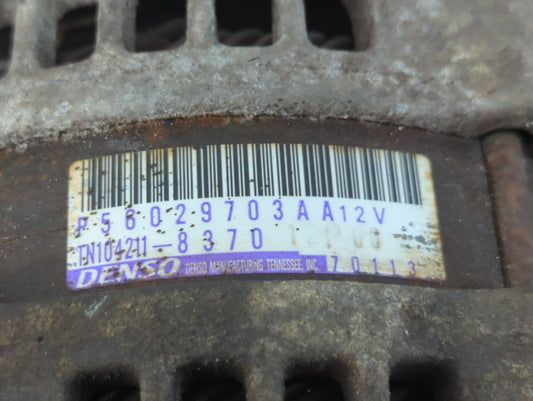 2013-2017 Fiat 500 Alternator Replacement Generator Charging Assembly Engine OEM P/N:TN104211-8370 68070539AA Fits OEM Used Auto Parts