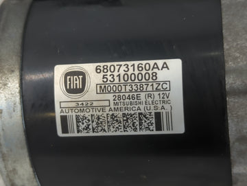 2012-2017 Fiat 500 Car Starter Motor Solenoid OEM P/N:53100008 68073160AA Fits Fits 2012 2013 2014 2015 2016 2017 OEM Used Auto Parts