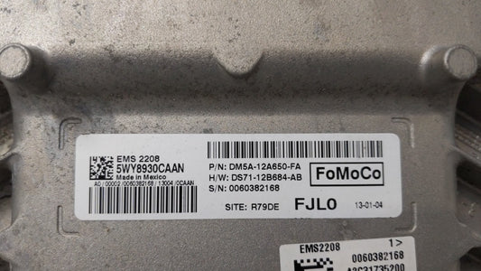 2013 Ford C-Max PCM Engine Control Computer ECU ECM PCU OEM P/N:DM5A-12A650-KA DM5A-12A650-DD, DM5A-12A650-FA Fits OEM Used Auto Parts