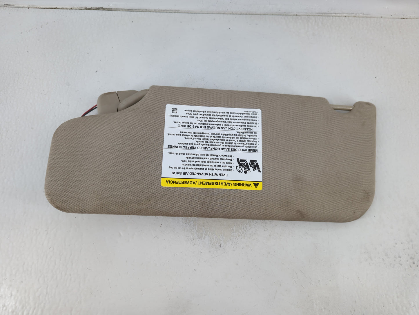 2011-2014 Ford Edge Sun Visor Shade Replacement Passenger Right Mirror Fits Fits 2011 2012 2013 2014 2015 OEM Used Auto Part