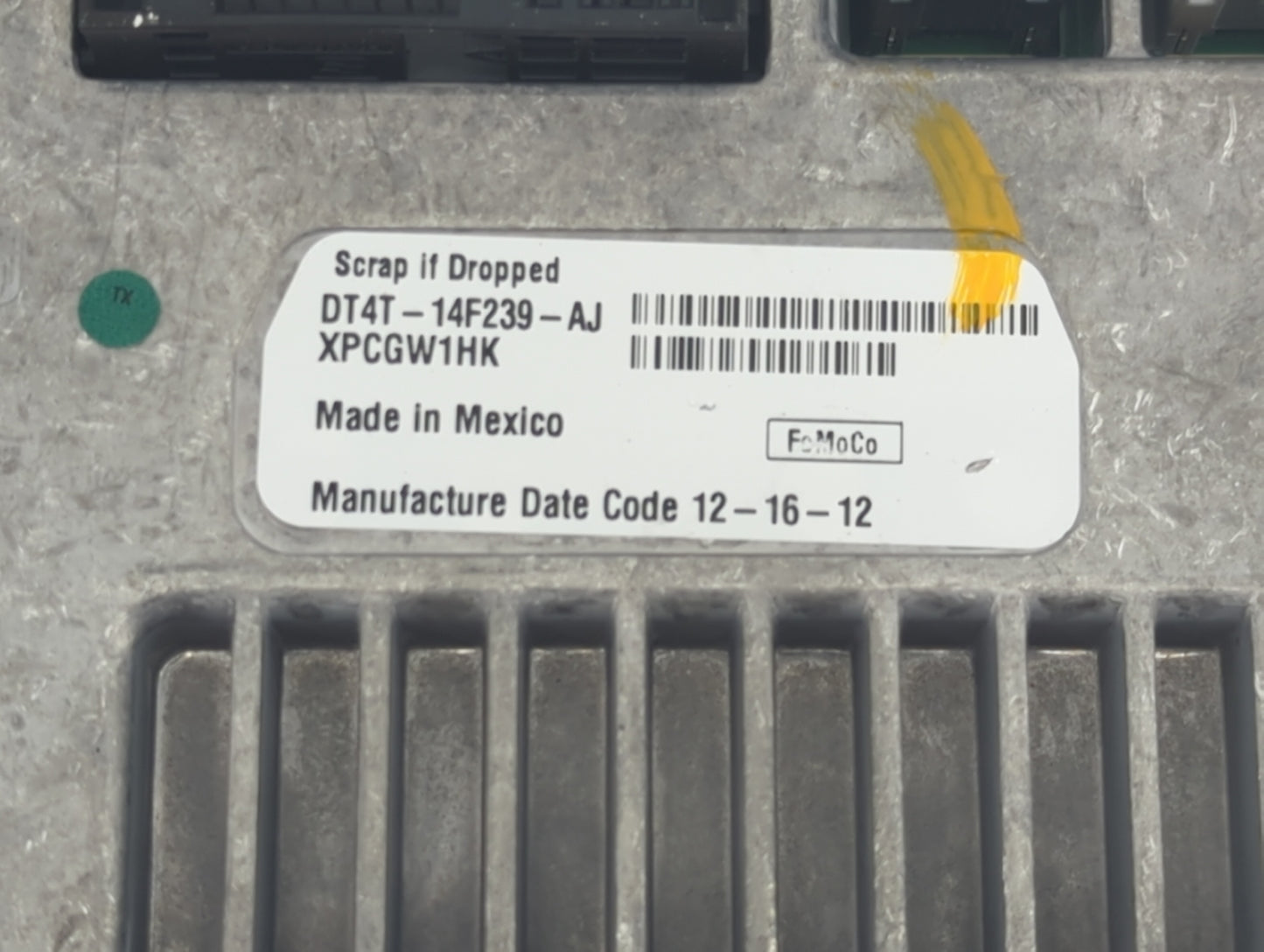 2012-2014 Ford Edge Information Radio Display Screen 1385224 - Oemusedautoparts1.com