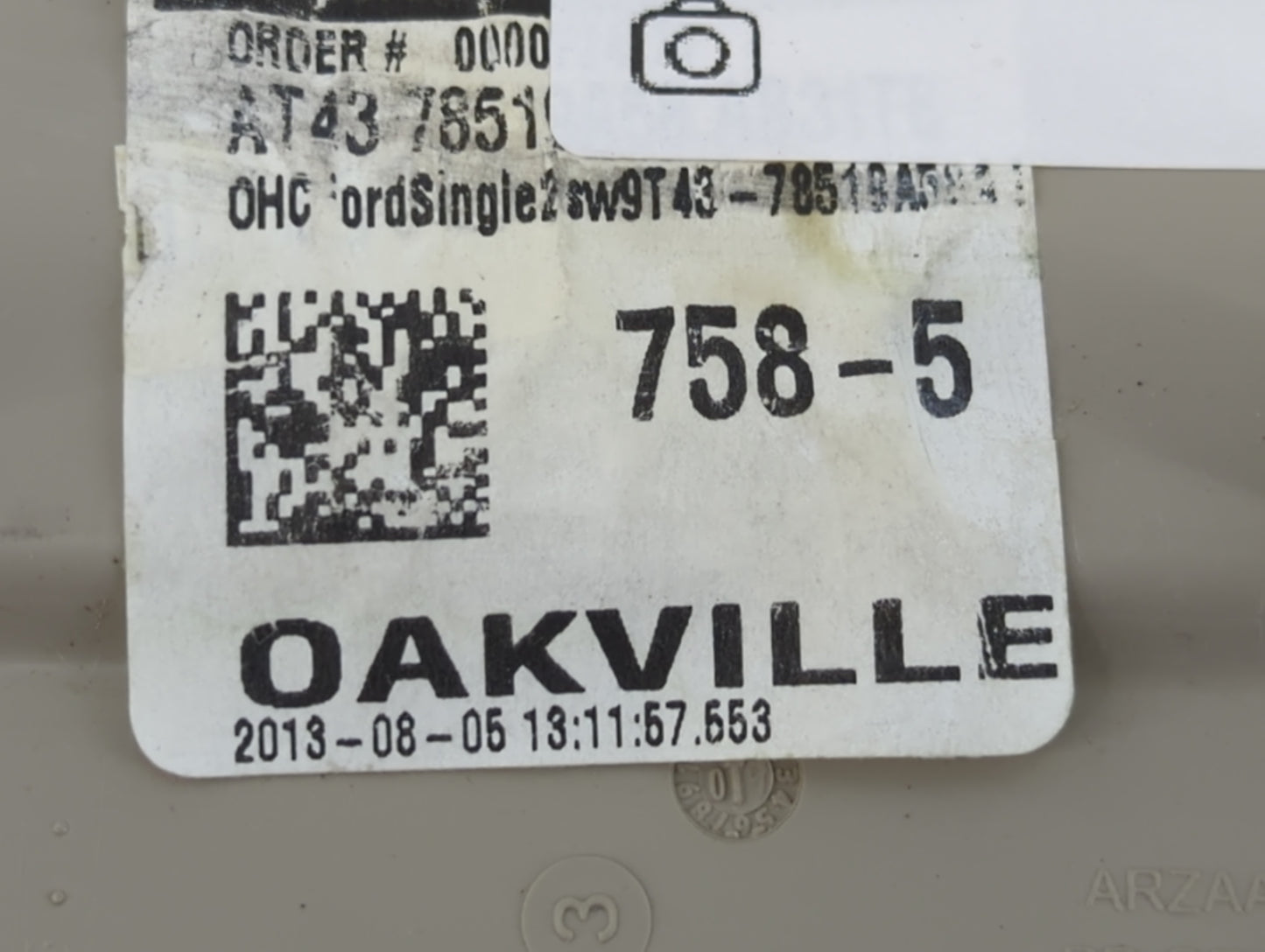 2009-2014 Ford Edge Overhead Roof Console 1454634 - Oemusedautoparts1.com