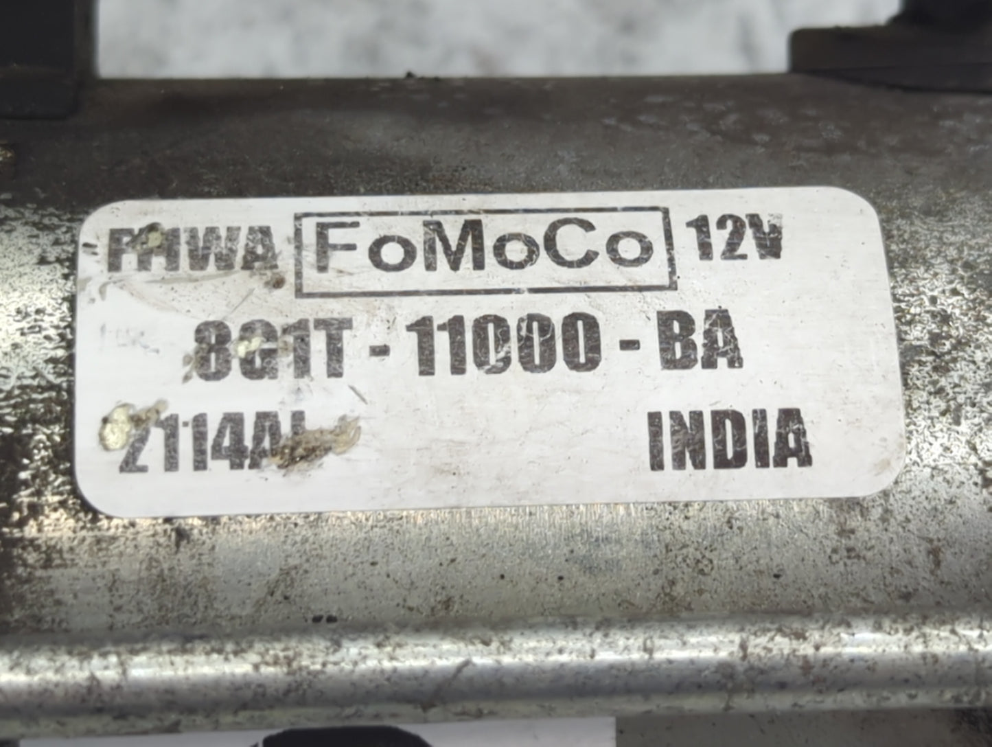 2007-2018 Ford Edge Car Starter Motor Solenoid OEM P/N:8G1T-11000-BA Fits OEM Used Auto Parts - Oemusedautoparts1.com