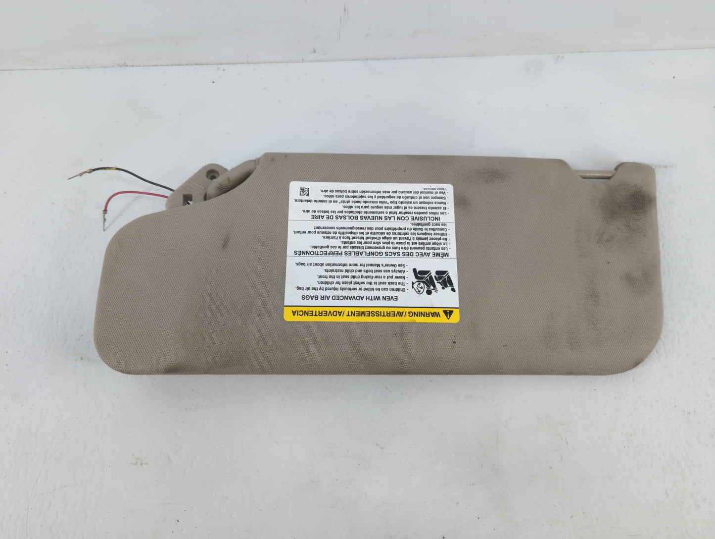 2011-2014 Ford Edge Sun Visor Shade Replacement Passenger Right Mirror Fits Fits 2011 2012 2013 2014 2015 OEM Used Auto Part