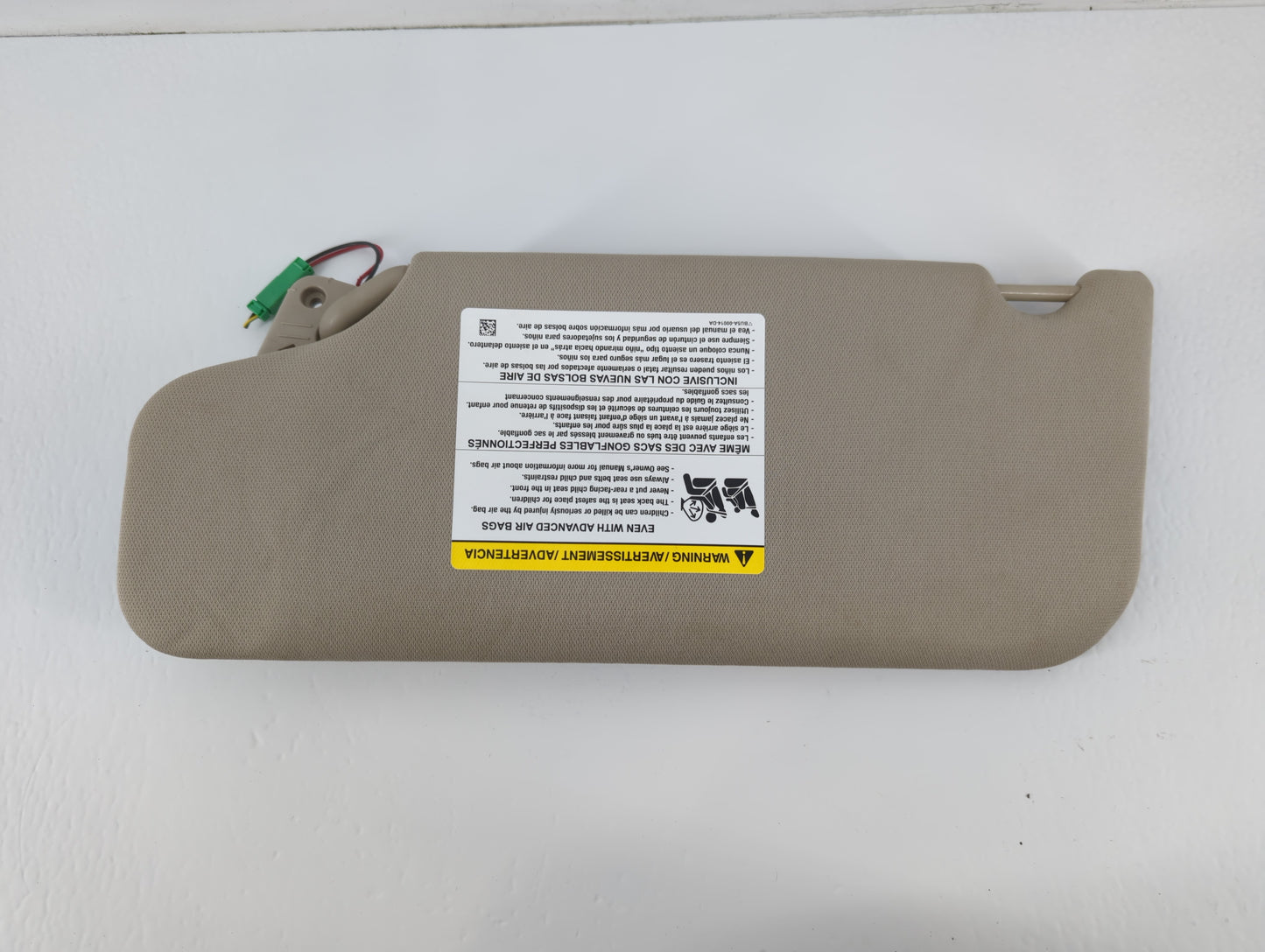 2011-2014 Ford Edge Sun Visor Shade Replacement Passenger Right Mirror Fits Fits 2011 2012 2013 2014 2015 OEM Used Auto Part