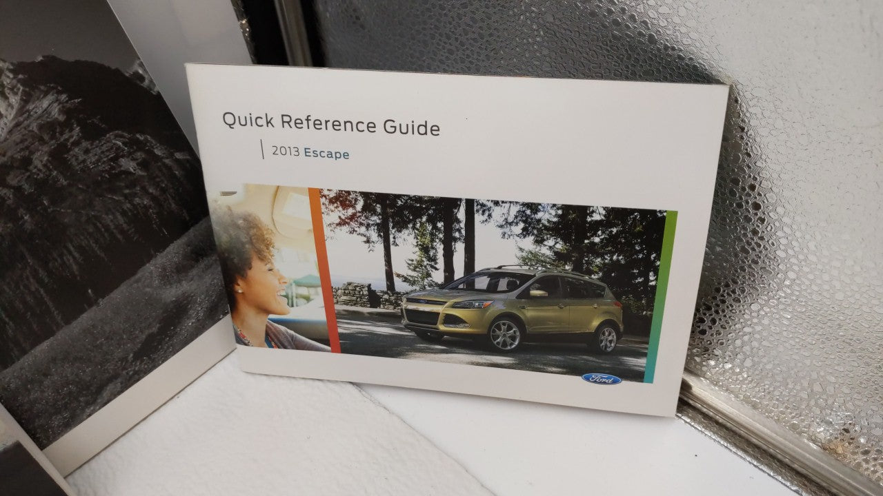 2013 Ford Escape Owners Manual Book Guide OEM Used Auto Parts - Oemusedautoparts1.com