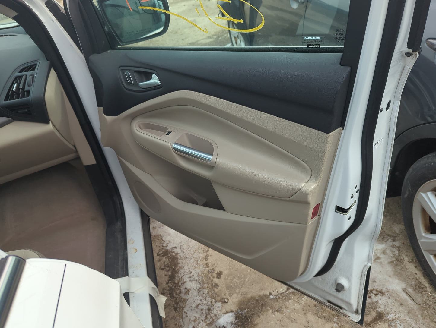 2013 Ford Escape Front Right Passenger Interior Door Panel Trim - Oemusedautoparts1.com
