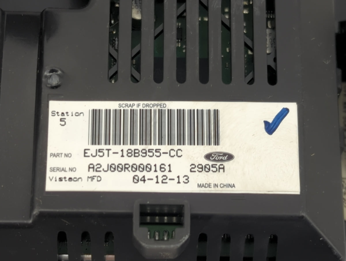 2013-2016 Ford Escape Information Radio Display Screen 1439655 - Oemusedautoparts1.com