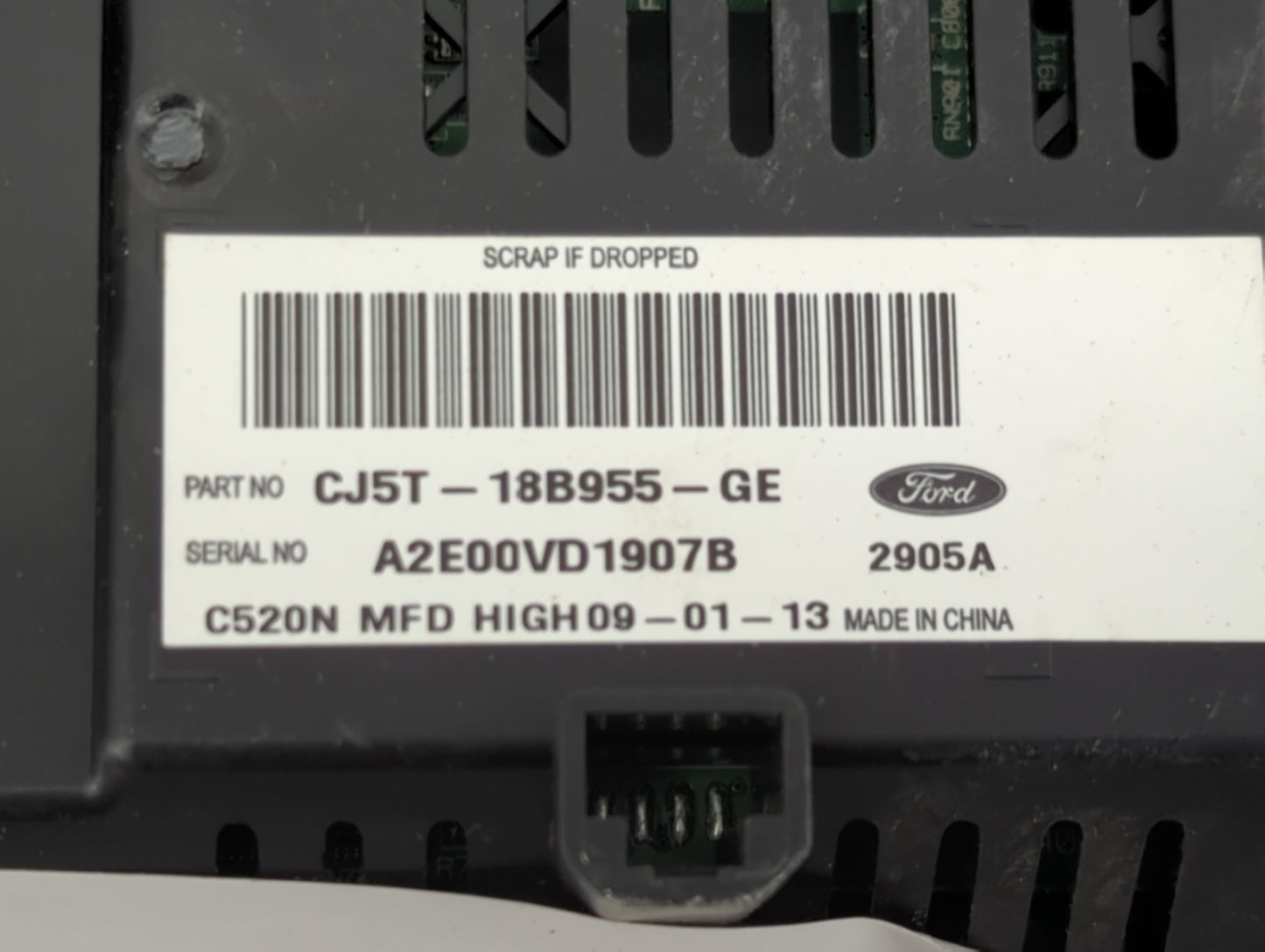 2013-2016 Ford Escape Information Display Screen - Oemusedautoparts1.com