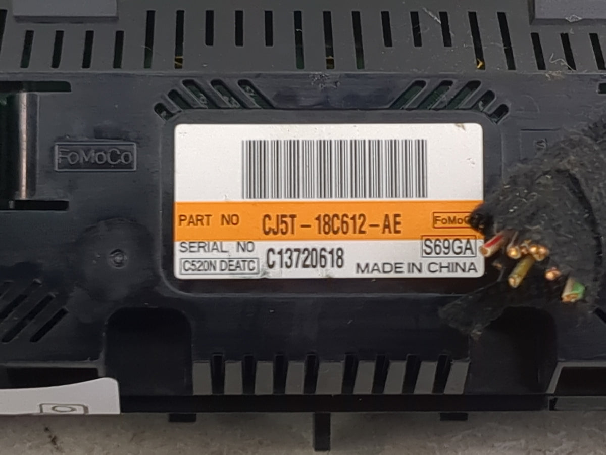 2013 Ford Escape Climate Control Module Temperature AC/Heater Replacement P/N:CJ5T-18C612-AE Fits OEM Used Auto Parts - Oemu