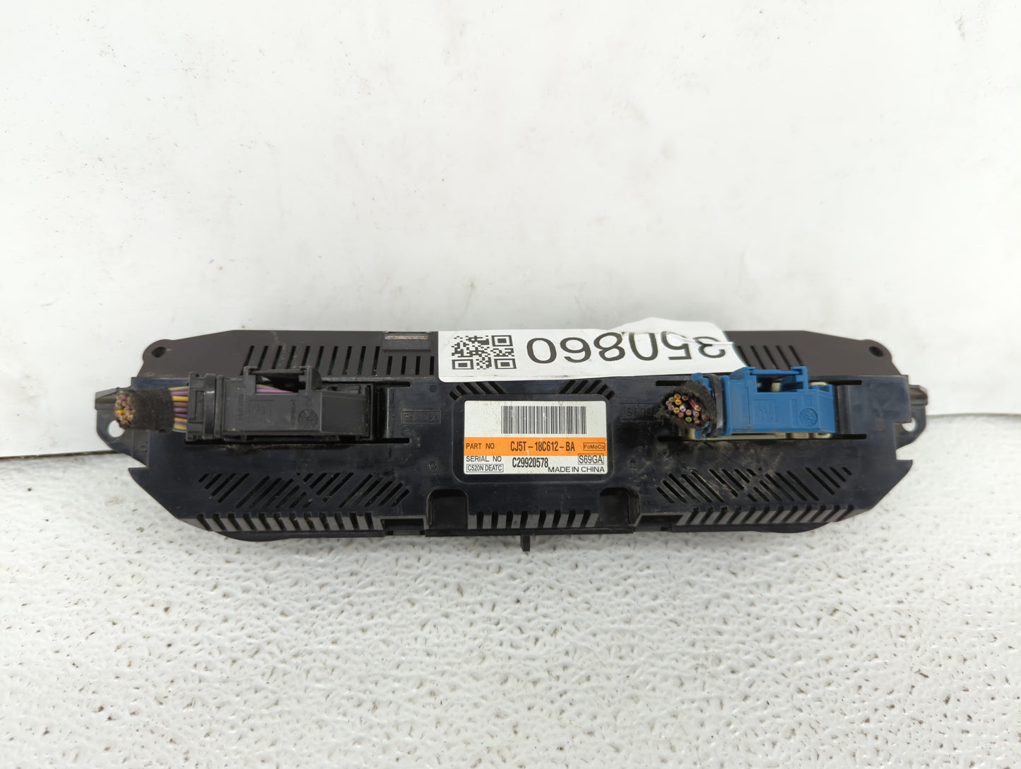2013 Ford Escape Climate Control Module Temperature AC/Heater Replacement P/N:CJ5T-18C612-BA CJ5T-18C612-AE Fits OEM Used Au