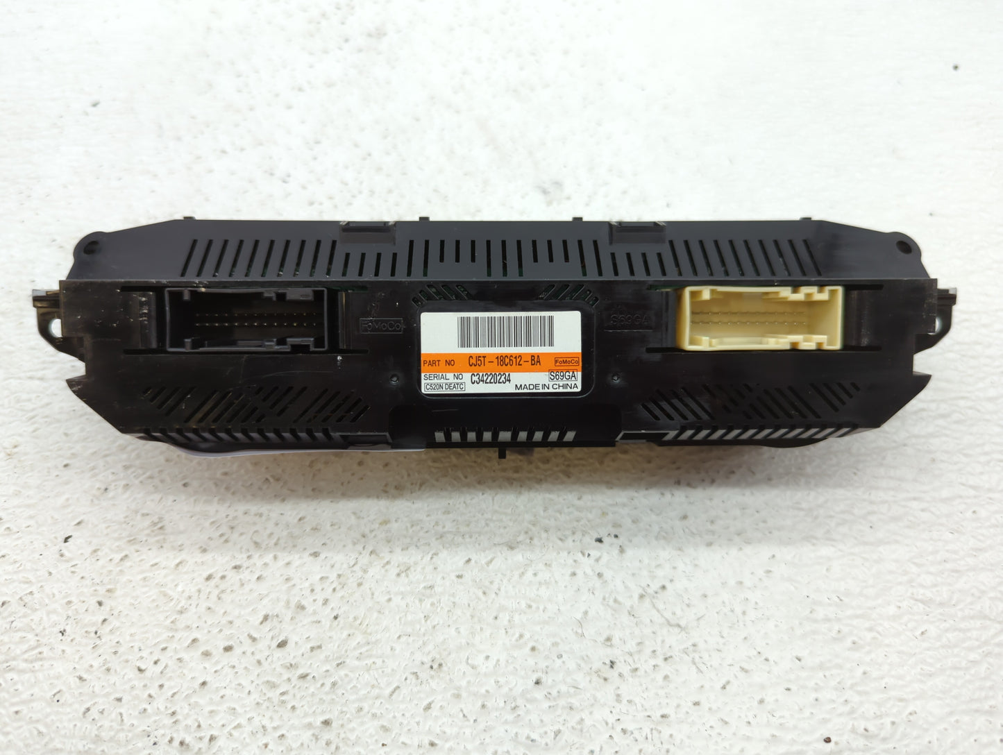 2013-2015 Ford Escape Climate Control Module Temperature AC/Heater Replacement P/N:CJ5T-18C612-AE CJ5T-18C612-BC Fits OEM Us
