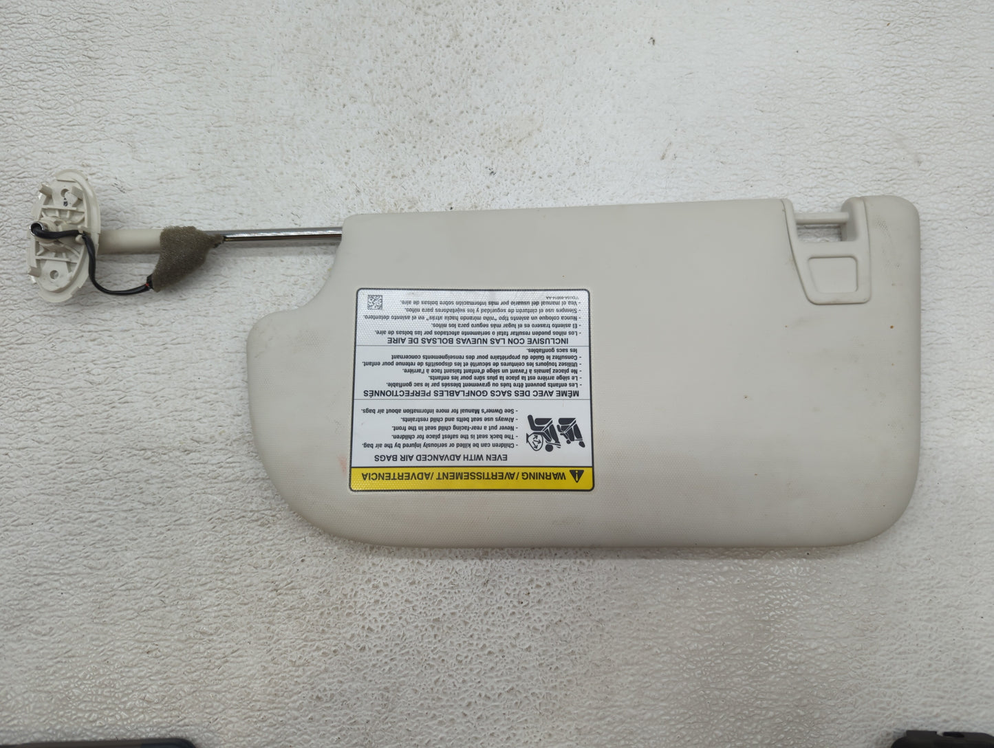 2013-2019 Ford Escape Sun Visor Shade Replacement Passenger Right Mirror Fits Fits 2013 2014 2015 2016 2017 2018 2019 OEM Us