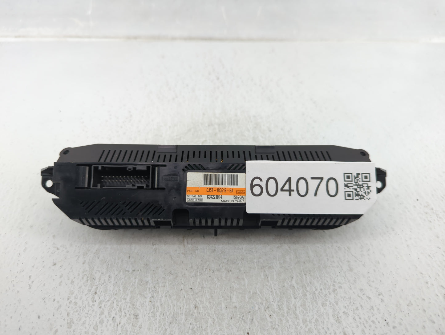 2013-2015 Ford Escape Climate Control Module Temperature AC/Heater Replacement P/N:CJ5T-18C612-BA Fits Fits 2013 2014 2015 O