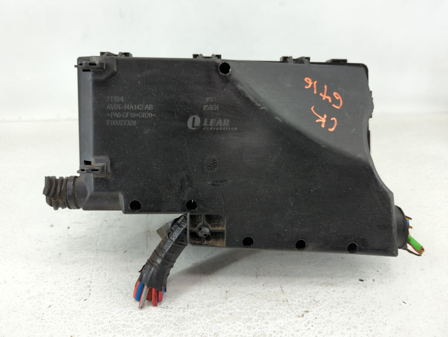 2013-2016 Ford Escape Fusebox Fuse Box Panel Relay Module P/N:AV6T-14A067-AC Fits Fits 2013 2014 2015 2016 OEM Used Auto Par