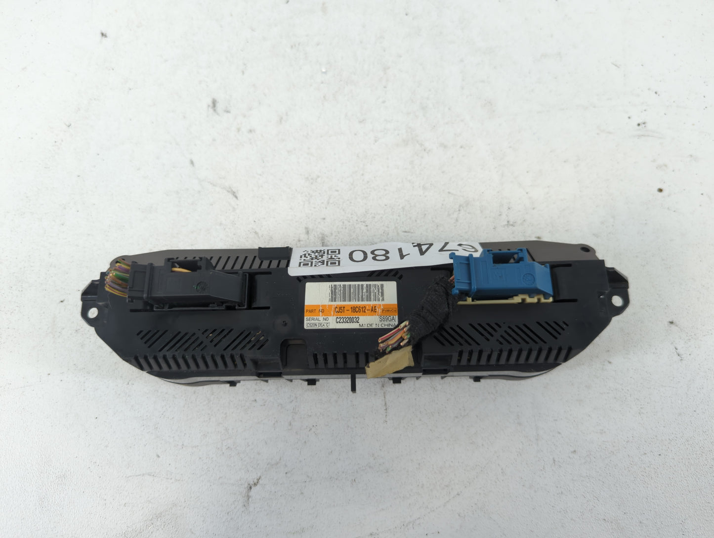 2013 Ford Escape Climate Control Module Temperature AC/Heater Replacement P/N:C23320032 CJ5T-18C612-AE Fits OEM Used Auto Pa