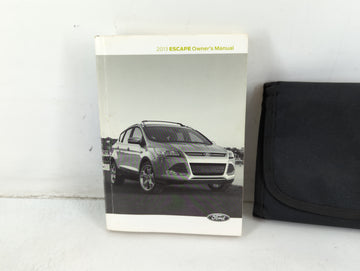 2013 Ford Escape Owners Manual Book Guide P/N:DJ5J 19A321 AA OEM Used Auto Parts