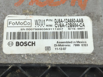 2013-2016 Ford Escape PCM Engine Control Computer ECU ECM PCU OEM P/N:CV6A-12B684-CA DJ5A-12A650-AAB Fits Fits 2013 2014 2015 2016 OEM Used Auto Parts