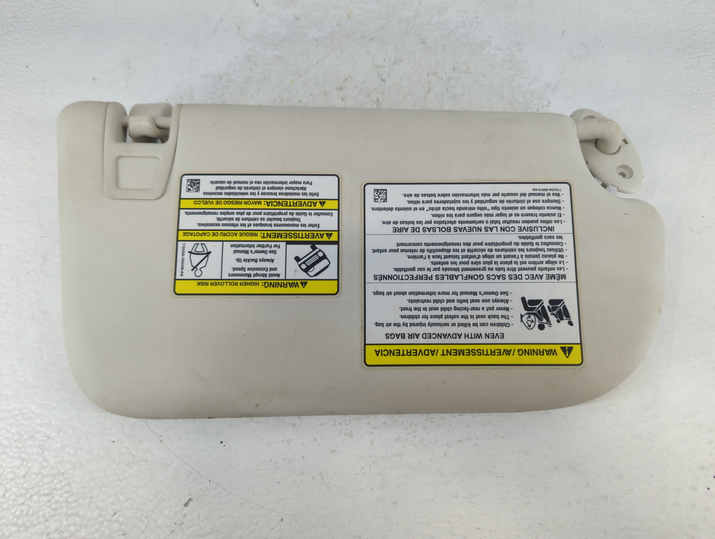 2013-2019 Ford Escape Sun Visor Shade Replacement Driver Left Mirror Fits Fits 2013 2014 2015 2016 2017 2018 2019 OEM Used A