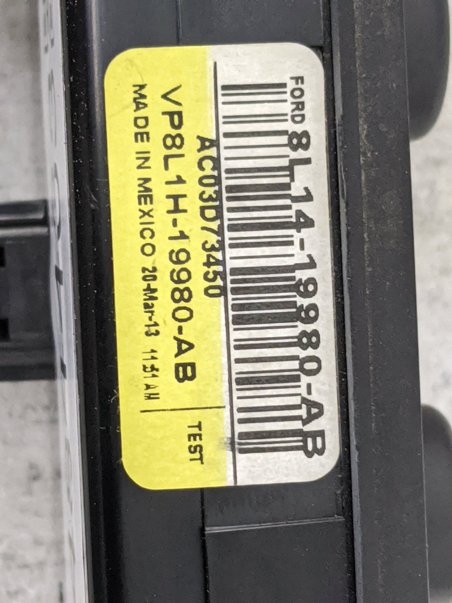 2007-2014 Ford Expedition Climate Control Module Temperature AC/Heater Replacement P/N:8L14-19980-AB AC03D73450 Fits OEM Use