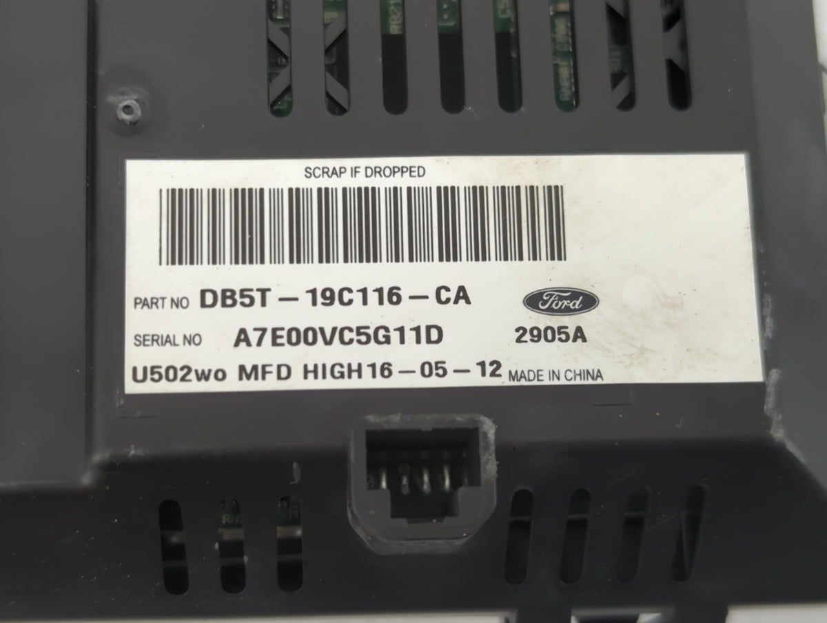 2011-2015 Ford Explorer Information Radio Display Screen 1087384 - Oemusedautoparts1.com