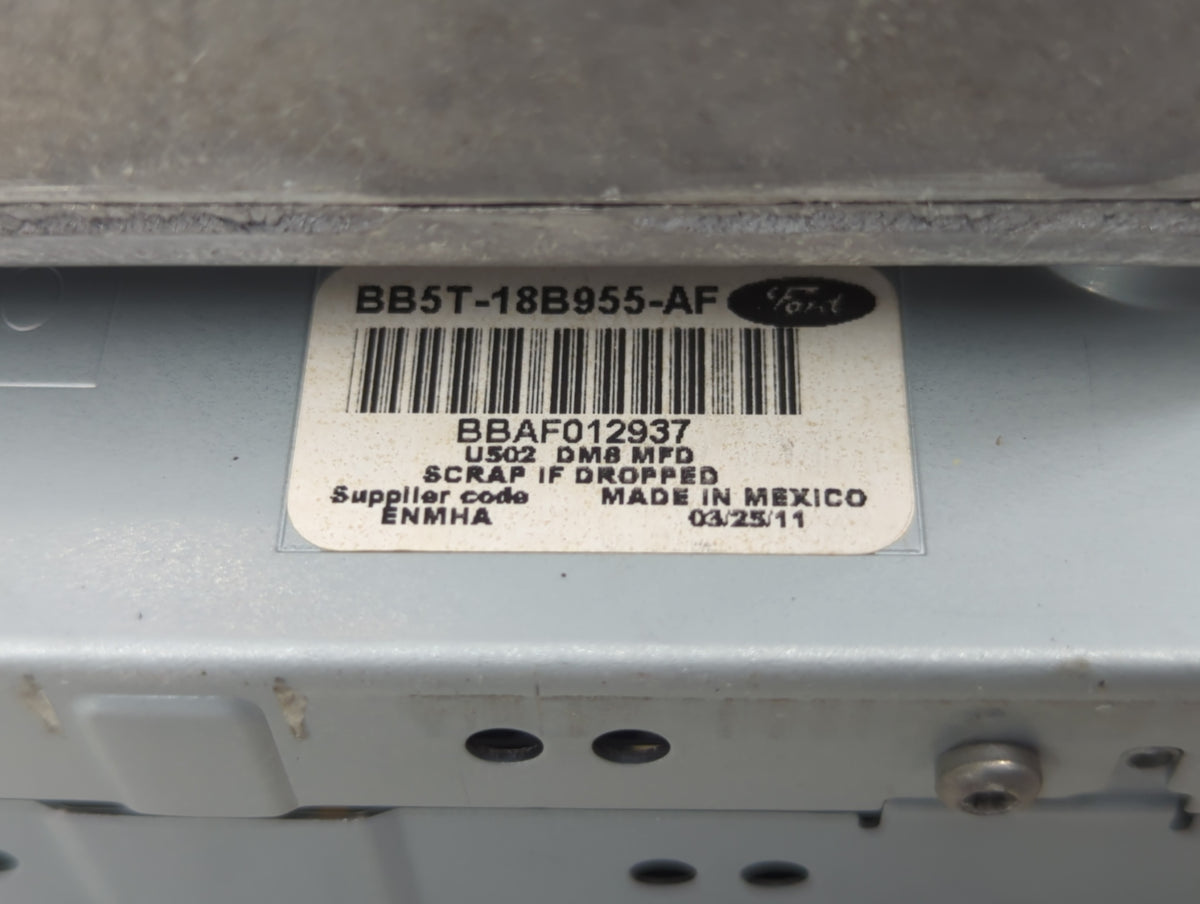 2011-2013 Ford Explorer Information Radio Display Screen 1420513 - Oemusedautoparts1.com