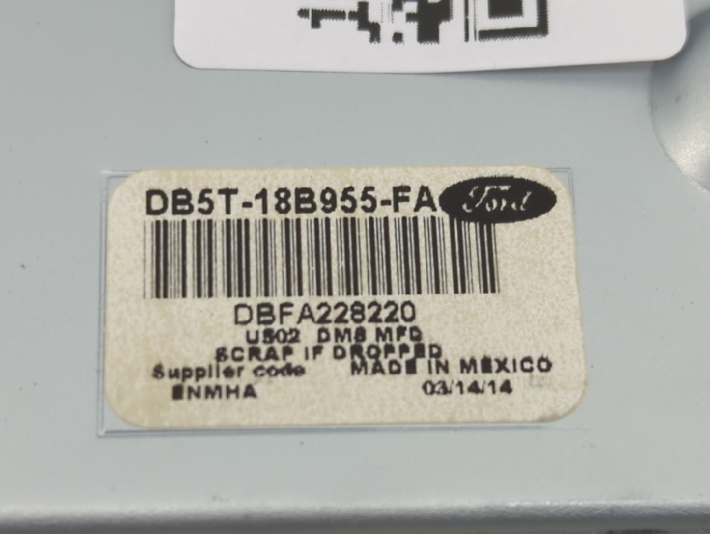 2013-2014 Ford Explorer Information Display Screen - Oemusedautoparts1.com