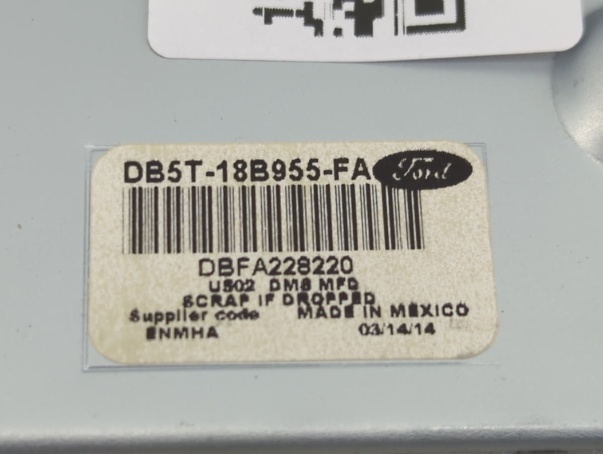 2013-2014 Ford Explorer Information Radio Display Screen 1433339 - Oemusedautoparts1.com