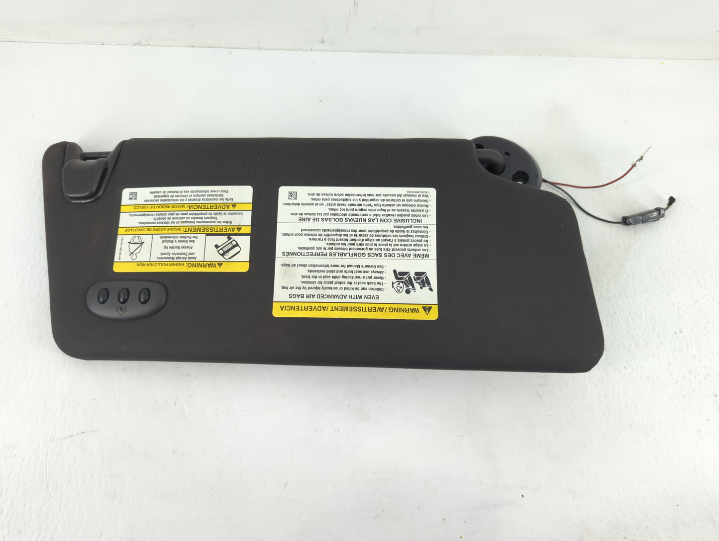 2011-2015 Ford Explorer Sun Visor Shade Replacement Driver Left Mirror Fits Fits 2011 2012 2013 2014 2015 OEM Used Auto Part