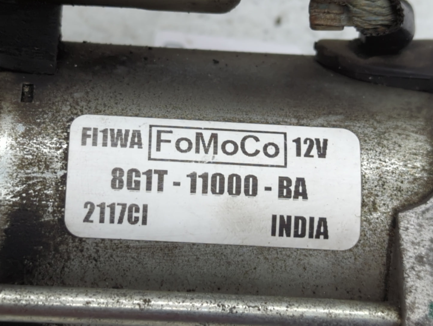 2011-2019 Ford Explorer Car Starter Motor Solenoid OEM P/N:8G1T-11000-BA Fits OEM Used Auto Parts - Oemusedautoparts1.com