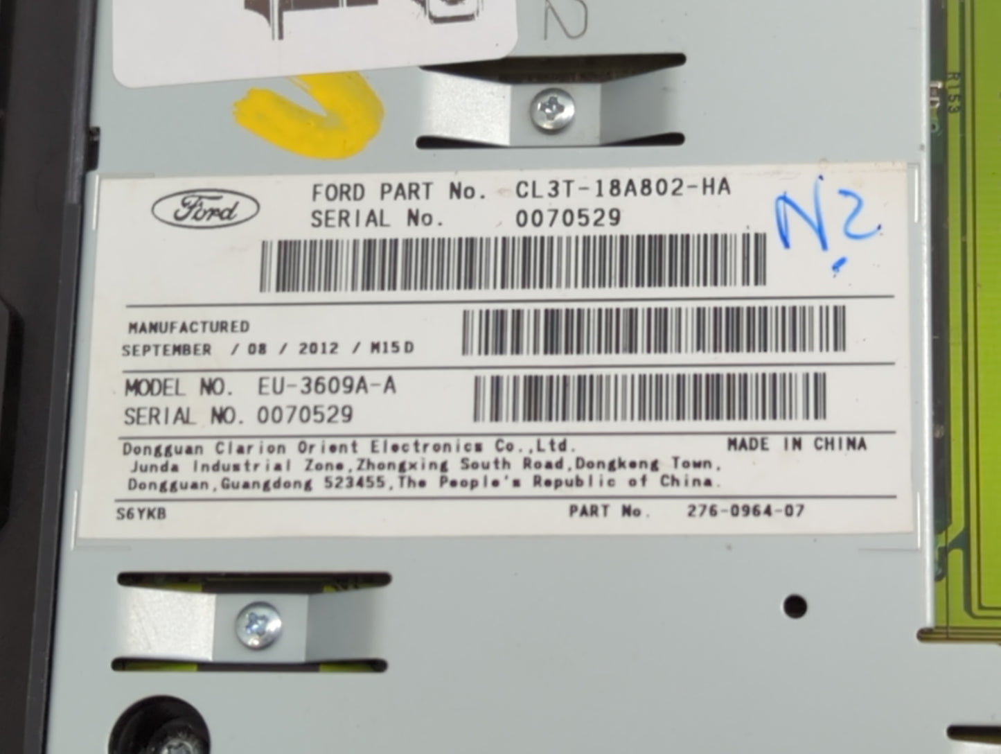2012-2014 Ford F-150 Radio Control Panel - Oemusedautoparts1.com