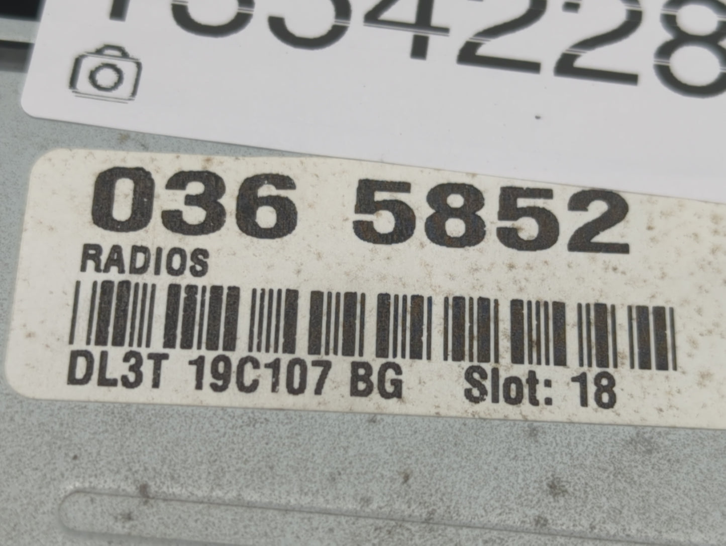 2013 Ford F-150 Radio AM FM Cd Player Receiver Replacement P/N:DL3T-19C107-BG Fits OEM Used Auto Parts - Oemusedautoparts1.c