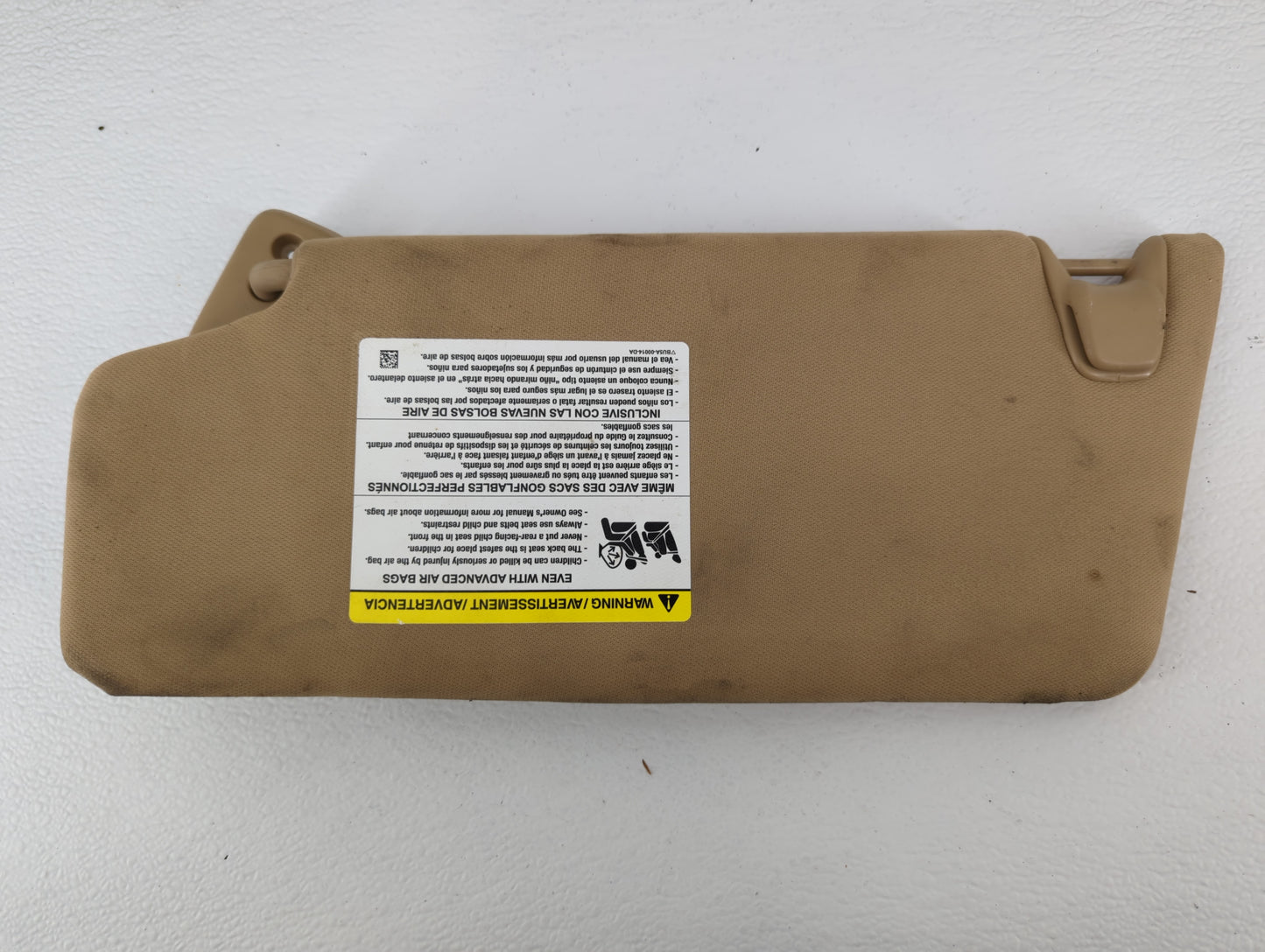 2010-2014 Ford F-150 Sun Visor Shade Replacement Passenger Right Mirror Fits Fits 2010 2011 2012 2013 2014 OEM Used Auto Par