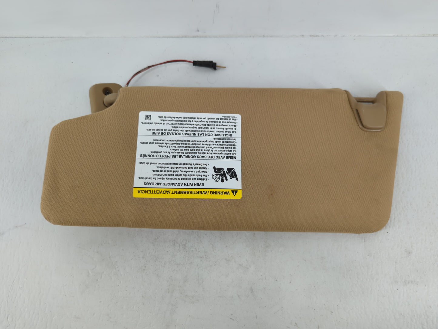 2010-2014 Ford F-150 Sun Visor Shade Replacement Passenger Right Mirror Fits Fits 2010 2011 2012 2013 2014 OEM Used Auto Par