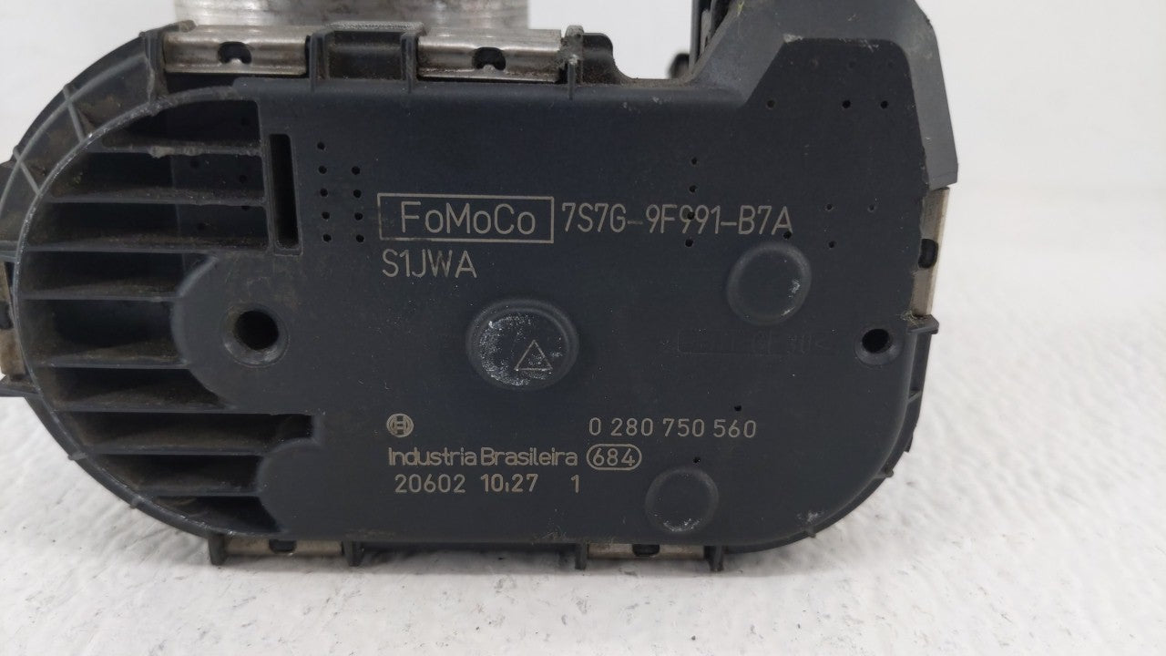 2011-2014 Ford Fiesta Throttle Body P/N:7S7G-9F991-BA 7S7G-9F991-B7A Fits Fits 2011 2012 2013 2014 OEM Used Auto Parts - Oem