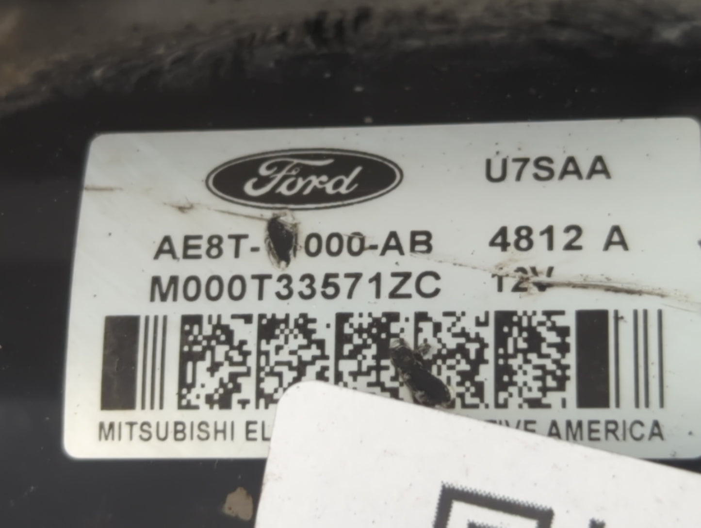 2011-2019 Ford Fiesta Car Starter Motor Solenoid OEM P/N:AE8T-11000-AB Fits Fits 2011 2012 2013 2014 2015 2016 2017 2018 201