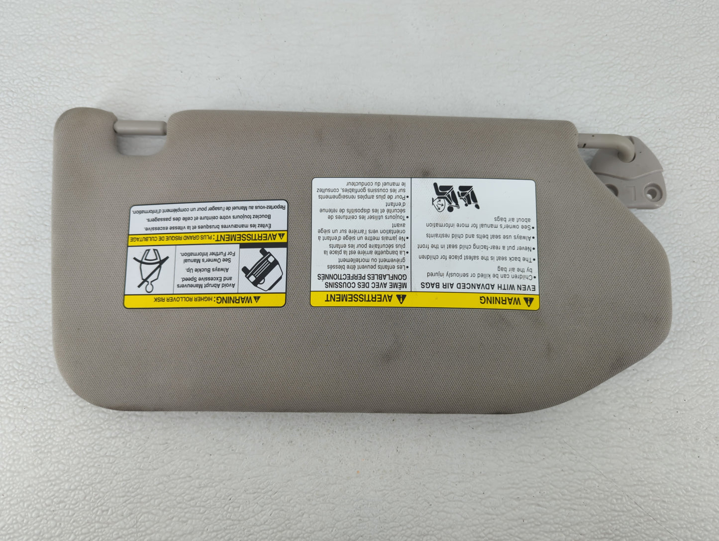 2013-2019 Ford Flex Sun Visor Shade Replacement Driver Left Mirror Fits Fits 2013 2014 2015 2016 2017 2018 2019 OEM Used Aut