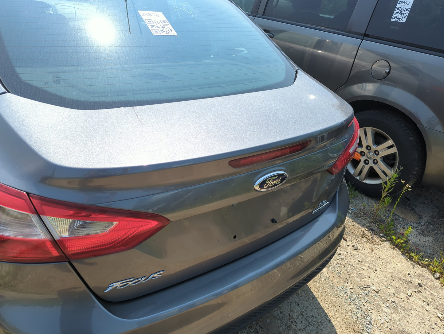 2012-2014 Ford Focus Trunk/decklid/hatch/tailgate Oem - Oemusedautoparts1.com