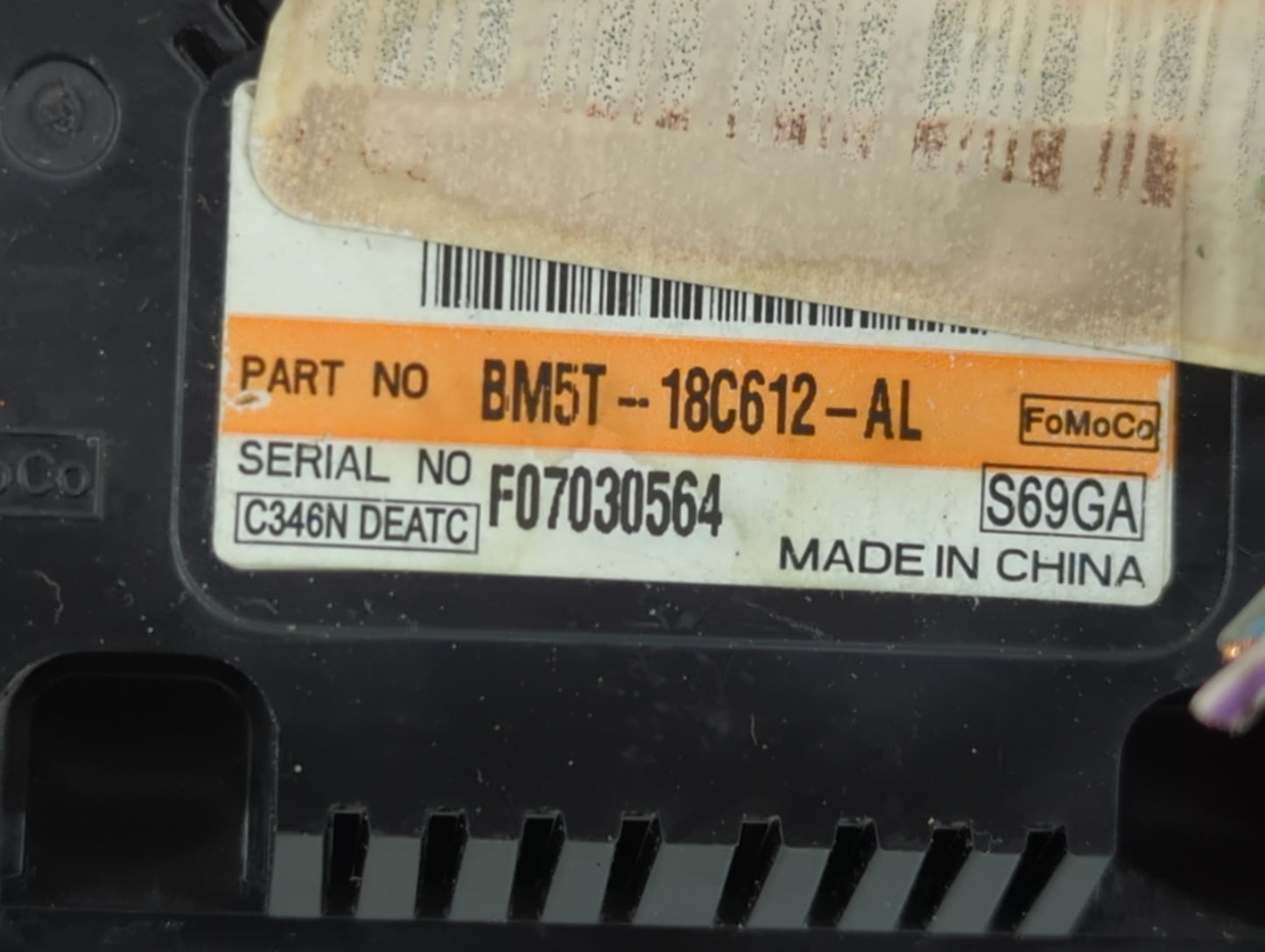 2013-2014 Ford Focus Climate Control Module Temperature AC/Heater Replacement P/N:BM5T-18C612-AL Fits Fits 2013 2014 OEM Use