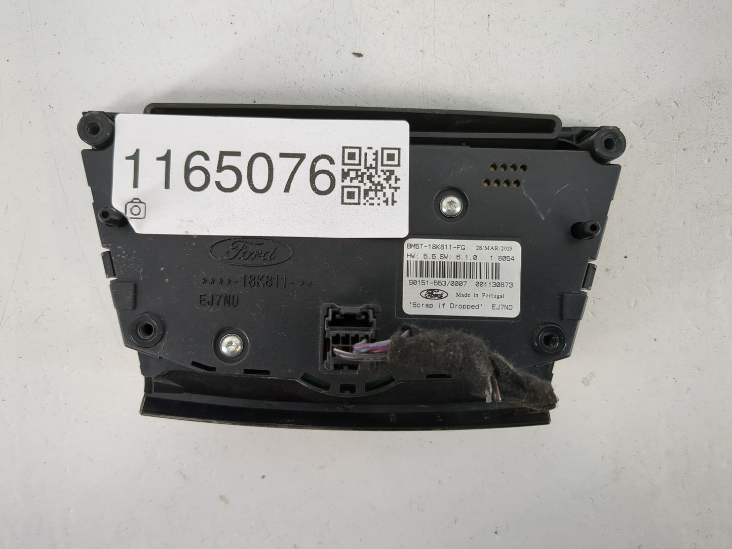 2012-2014 Ford Focus Radio AM FM Cd Player Receiver Replacement P/N:BM5T-18K811-FG Fits Fits 2012 2013 2014 OEM Used Auto Pa