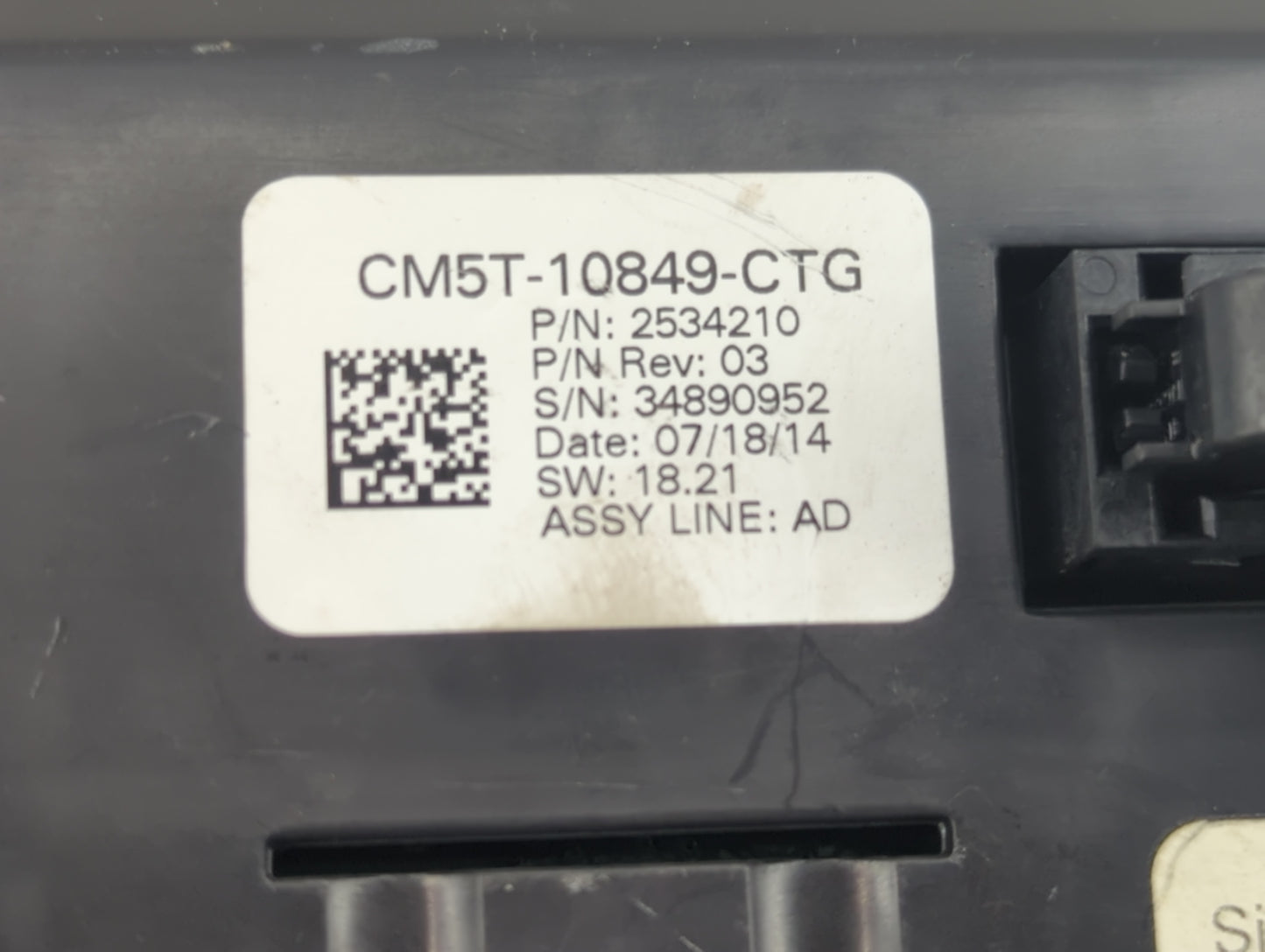 2013-2014 Ford Focus Instrument Cluster Speedometer Gauges P/N:CM5T-10849-CTB Fits Fits 2013 2014 OEM Used Auto Parts - Oemu
