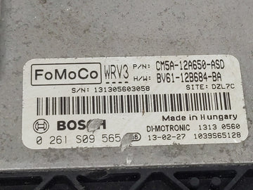 2012-2013 Ford Focus PCM Engine Control Computer ECU ECM PCU OEM P/N:CM5A-12A650-ASD 0 261 S09 565 Fits Fits 2012 2013 OEM Used Auto Parts
