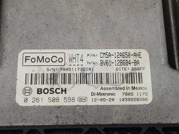 2012-2013 Ford Focus PCM Engine Control Computer ECU ECM PCU OEM P/N:CM5A-12A650-AHE 0 261 S08 598 Fits Fits 2012 2013 OEM Used Auto Parts