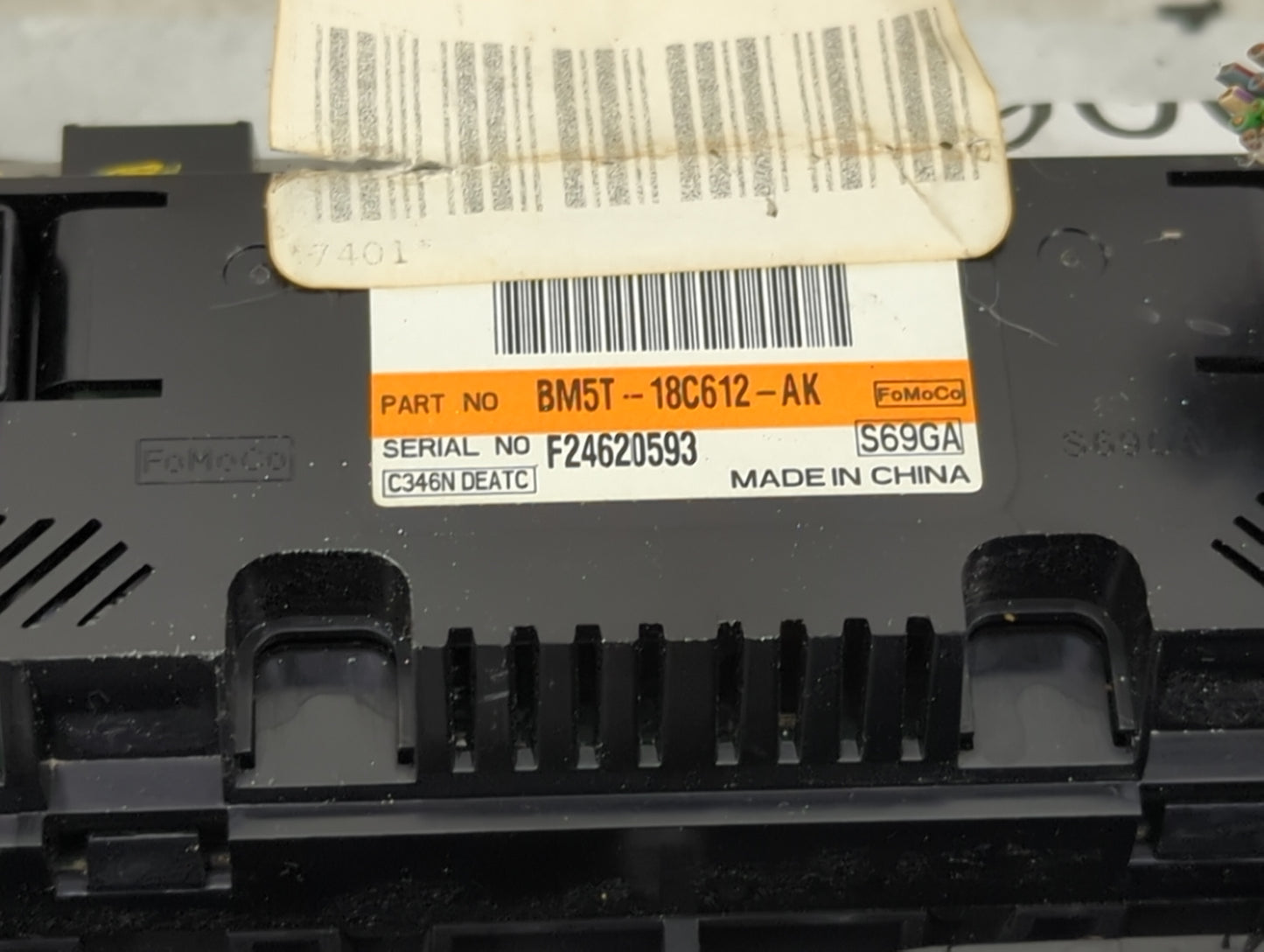 2013-2014 Ford Focus Climate Control Module Temperature AC/Heater Replacement P/N:BM5T-18C612-AK Fits Fits 2013 2014 OEM Use