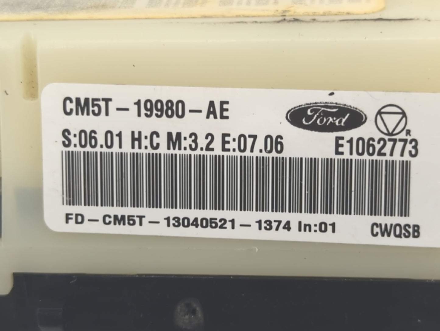 2013-2014 Ford Focus Climate Control Module Temperature AC/Heater Replacement P/N:CM5T-19980-AE Fits Fits 2013 2014 OEM Used