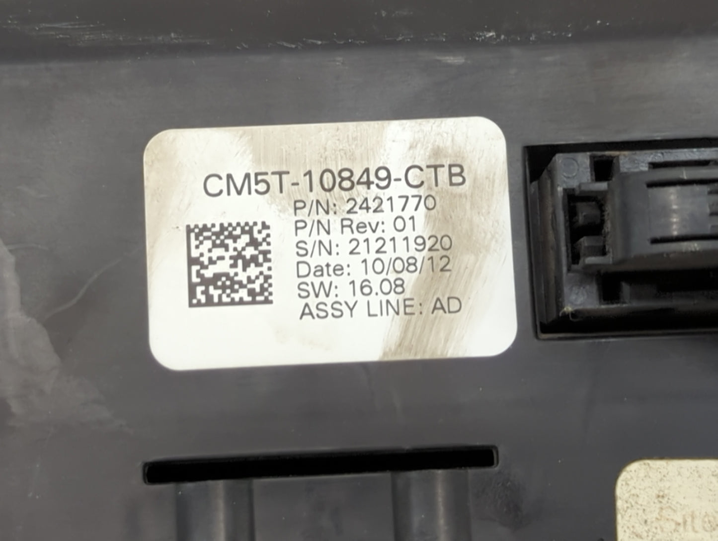 2013-2014 Ford Focus Instrument Cluster Speedometer Gauges P/N:CM5T-10849-CTB Miles: Fits Fits 2013 2014 OEM Used Auto Parts