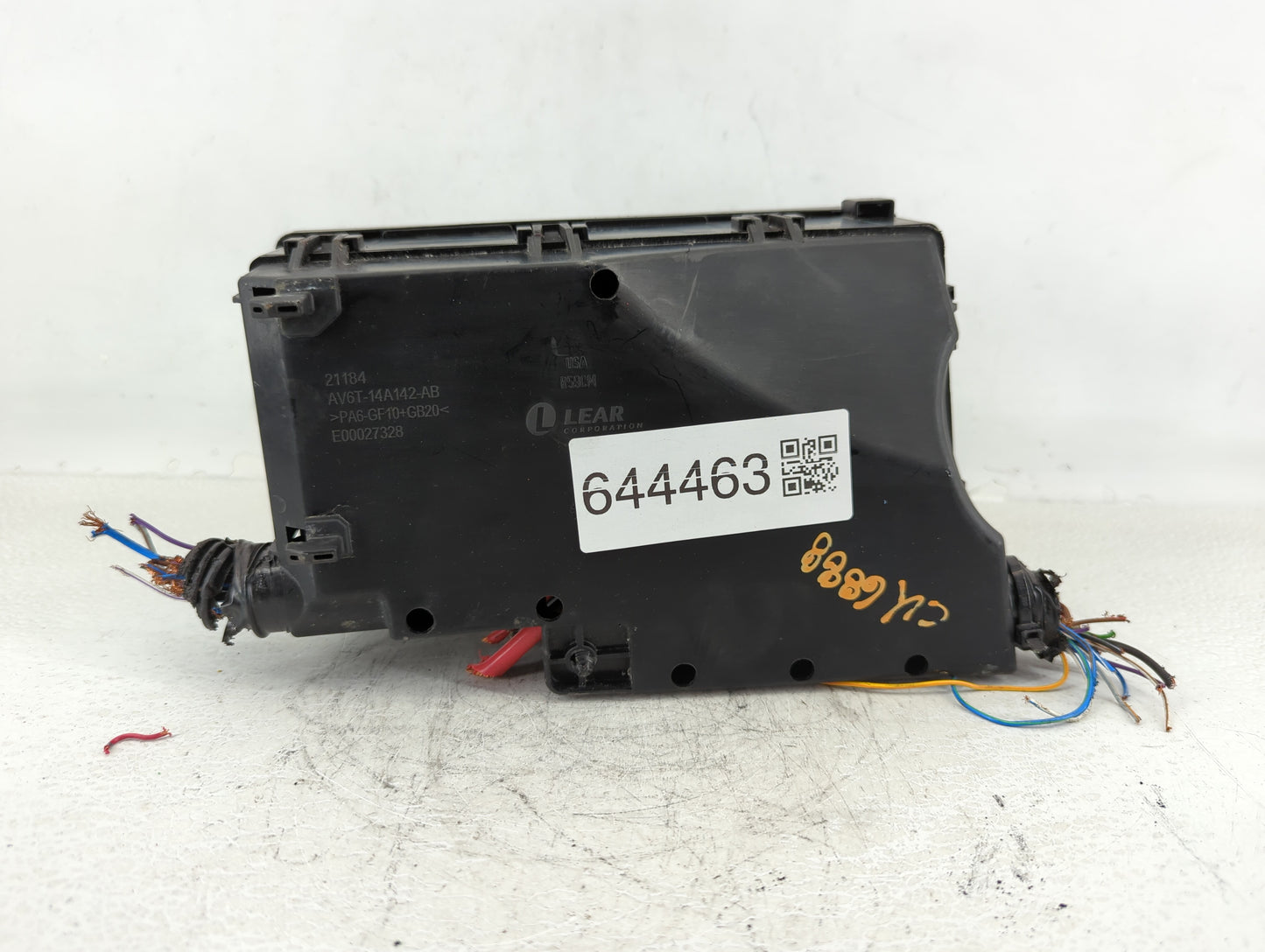 2012-2014 Ford Focus Fusebox Fuse Box Panel Relay Module P/N:AV6T-14A067-AC Fits Fits 2012 2013 2014 OEM Used Auto Parts - O