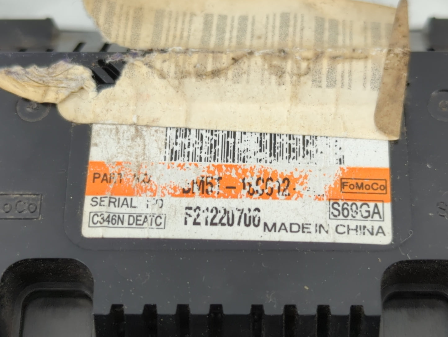 2013-2014 Ford Focus Climate Control Module Temperature AC/Heater Replacement P/N:F21220700 Fits Fits 2013 2014 OEM Used Aut